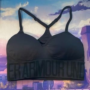 Black Under Armour Sports Bra in XS